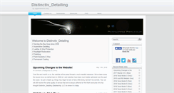 Desktop Screenshot of distinctivdetailing.com