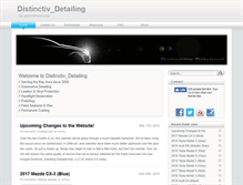 Tablet Screenshot of distinctivdetailing.com